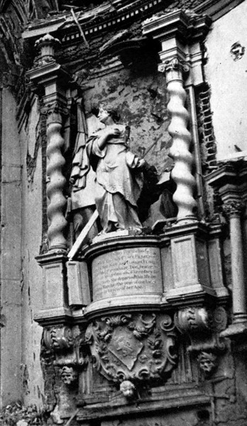 detail of Pierpoint Monument